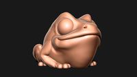 Rana Temporaria Frog | 3D