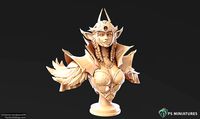Drow Battlemage Bust | 3D