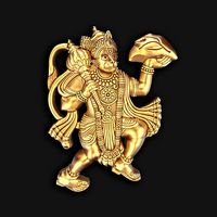 Hanumanji Pendent | 3D