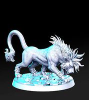 Red XIII Final Fantasy 32mm Pre-supported  | 3D