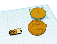 The Grey Man memory stick | 3D