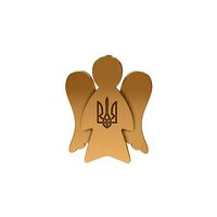 N243 Ukrainian angel pendant | 3D