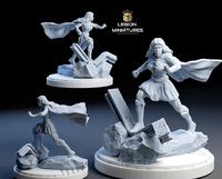 MARVEL CRISIS PROTOCOL SUPERGIRL PRESUPPORTED INCLUDED | 3D