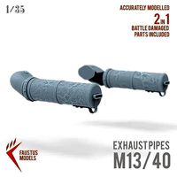 M13 40 Exhaust pipes 3d-print | 3D