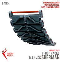 SHERMAN HVSS T-80 TRACKS 1945 3D-PRINT | 3D
