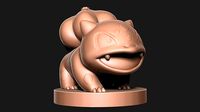 BULBASAUR POKEMON With Base | 3D