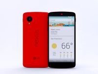 Google Nexus5 Red 3D Model