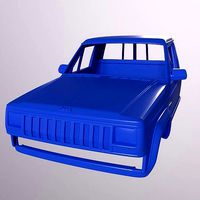 JEEP COMANCHE 1984 PRINTABLE CAR FRONT BODY | 3D