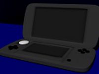 Nintendo 3DS XL Black 3D Model