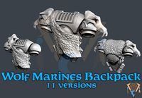 WOLF MARINE BACKPACK | 3D