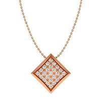 Women Square pendant 3dm stl jcd render details  | 3D