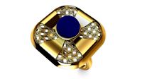quadrant designer jali ring stl verified | 3D
