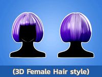 3D Hair Female 005