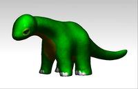 Brontosaurus Toy 3D Model