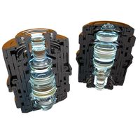 Microscope Objective Cutaway 3D Model