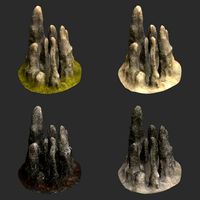 Stalagmites in 4 Color Options