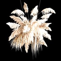 Hanging Bouquet Of Dry Reeds For Decoration 267