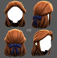 Base Hair for girl V18