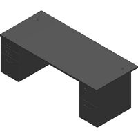 DARRAN-Centralpark-Flush_Chassis_Desk-Double_Pedestal_Overhang