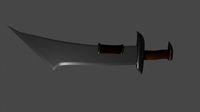 curved sword