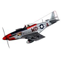 North American P51D Ridge Runner III 3D Model