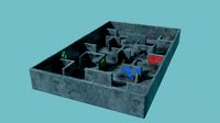 Map for 3d shooters