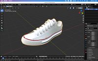 Converse allstar low-toplow-poly