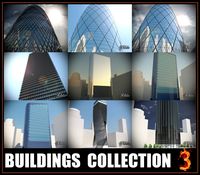 Buildings collection 3 3D Model