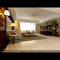 Photorealistic Living Room 0023 3D Model