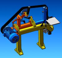 Design of belt grinder