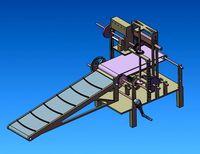 Conveyor belt feeding punching machine