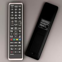 TV remote control 3D Model