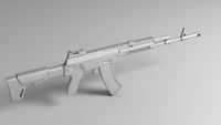 AK12 Low poly 3D Model