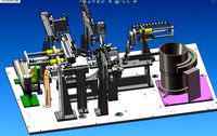 Electronic product assembly machine assembly machine