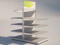 Racks for products 3D Model