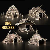 ORC CAMP VILLAGE HOUSE PRIMAL TENT HUNT BUILDER PACK COLLECTION