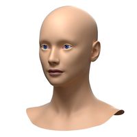 Natural Female Head 01 Generic Base Mesh