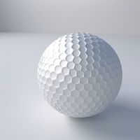 GolfBall 3D Model