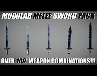 modular melee sword pack