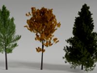 Download free Generic Realistic Tree Set 3D Model