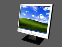 LG Monitor 3D Model
