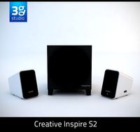 Creative Inspire S2 Speaker 3D Model