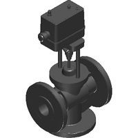 TVR-3 three-way mixing valve with drive ST mini 472.0-OTFAG_R14