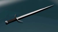 Game ready low poly sword