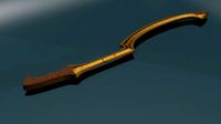 Game ready low poly sword khopesh