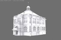 Colonial building 3D Model