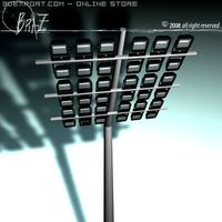 Arena lights 3D Model