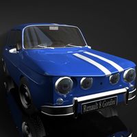 Renault 8 Gordini 3D 3D Model