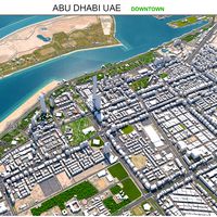Abu Dhabi Downtown UAE 18km