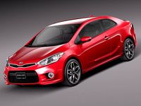 Kia Forte Koup 2014 3D Model